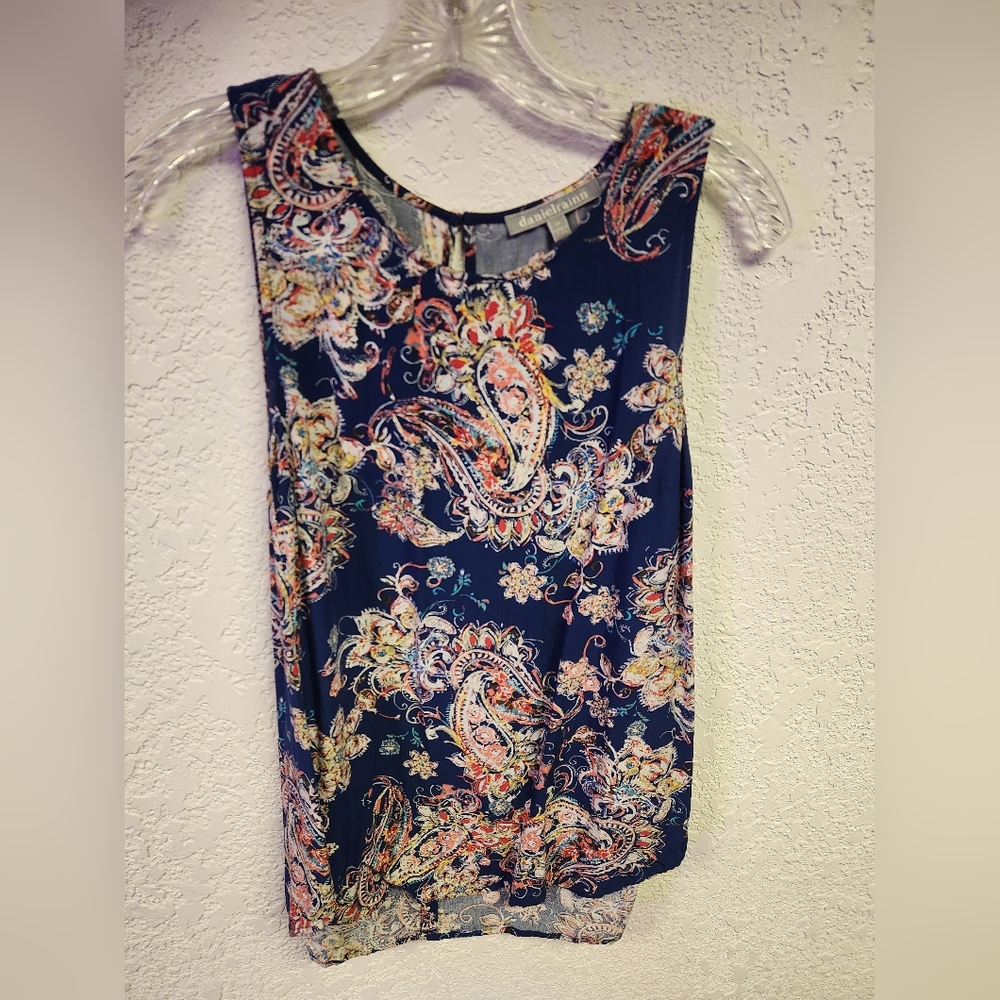 Daniel Rainn Multicolor Paisley Blouse